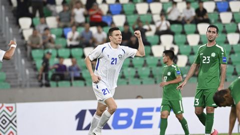 CAFA Nations Cup. Bir kishi kam bo'lib harakat qilgan O'zbekiston Turkmanistonni mag'lubiyatga uchratdi