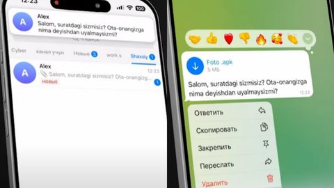  Toshkentda APK fayllar orqali fuqarolarning pullarini o‘g‘irlaganlar ushlandi