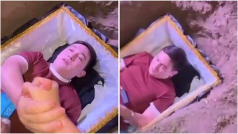 Bloger hayp uchun o‘zini tiriklayin ko‘mdirdi (video)