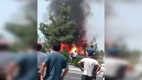 Andijondagi gaz zapravkada yong‘in yuz berdi