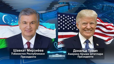 Shavkat Mirziyoyev AQSH prezidenti bilan telefon orqali suhbatlashdi