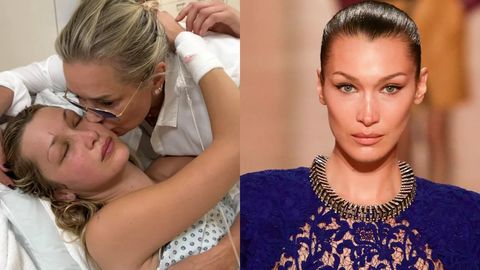 Supermodel Bella Hadidning Laym kasalligi xuruj qilib, kasalxonaga tushib qoldi (foto)