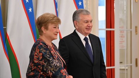 Prezident Nyu Yorkda Xalqaro valyuta jamgʻarmasi rahbarini qabul qildi