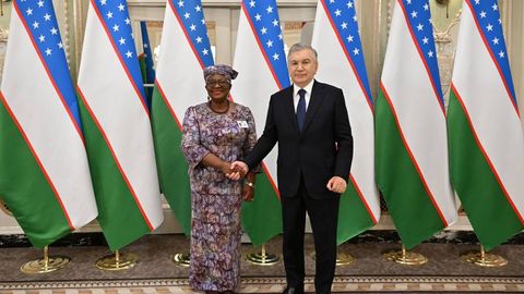 Uzbekistan, WTO step up cooperation as Mirziyoyev meets Okonjo-Iweala in New York