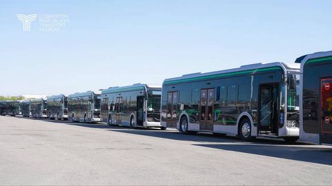 Uzbekistan set to receive first 100 electric buses from China, part of 200-unit delivery