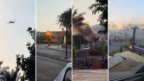 Yaman husiylari Isroilga dronlar uchirdi (video)