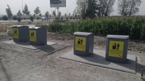 Samarqandda chiqindilarni yer ostida saqlovchi konteynerlar o‘rnatildi