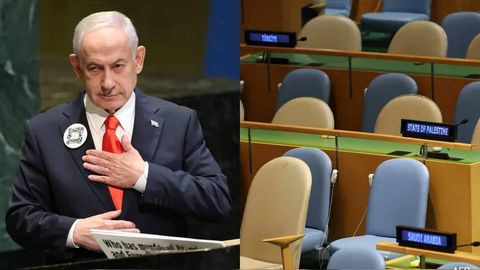 Netanyaxuning BMTdagi nutqi vaqtida 77 ta davlat vakillari zalni tark etdi yoki umuman kelmadi