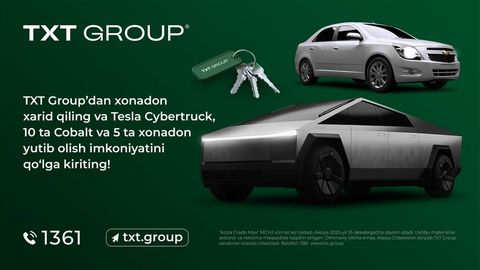 Уй сотиб олиб, Tesla Cybertruck’ни ютиб олиш имкониятини қўлга киритинг