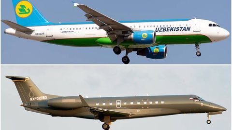 Самолет Uzbekistan Airways едва не столкнулся с бизнес-джетом над Россией