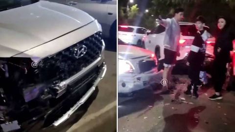 В Ташкенте произошло ДТП с участием трех автомобилей