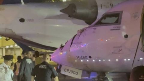 AQSHda 2 ta samolyot to‘qnashib ketdi (video)