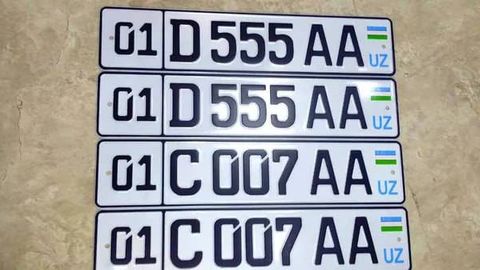 В Узбекистане «красивые» автономера теперь можно купить без аукциона за 7 млн сумов