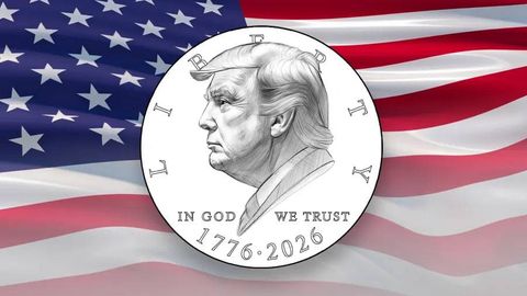AQSH Donald Tramp tasviri tushirilgan 1 dollarlik tanga chiqarishni rejalashtirmoqda