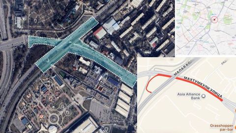 Одну из улиц Ташкента частично перекрыли до 1 ноября