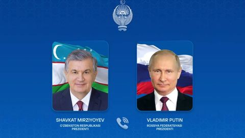 Шавкат Мирзиёев Владимир Путинни туғилган куни билан табриклади