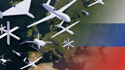 Европа Россия ва Беларусь чегарасига зарба берувчи дронлар жойлаштирмоқчи