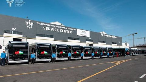 Uzbekistan receives 202 new Yutong electric buses from China