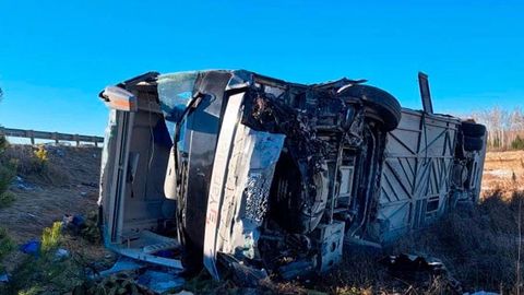 Rossiyada o‘zbekistonliklar bo‘lgan avtobus ag‘darilib ketdi (foto)