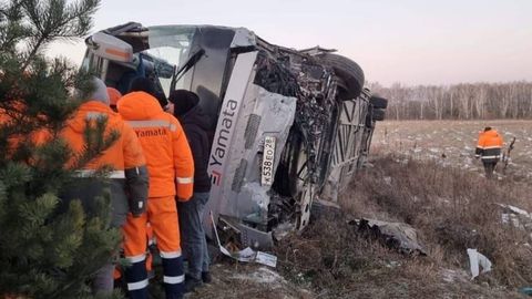 Россияда ағдарилган автобусда ўзбекистонликлар бўлгани рад этилди