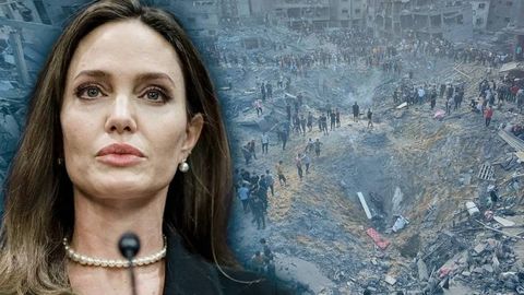 “Анжелина Жоли Ғазодаги етим болалар учун қишлоқ қурмоқчи” — фаластинлик фаол