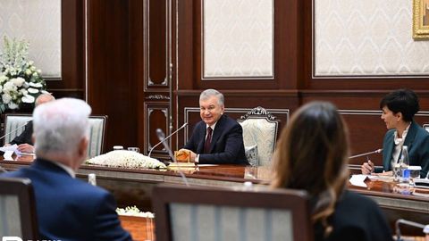 Президенты Узбекистана и Сербии провели переговоры с участием официальных делегаций