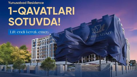 Yunusabad Residence’да 1 қаватлар сотуви бошланди!