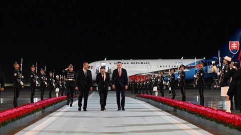 Словакия президенти Ўзбекистонга келди