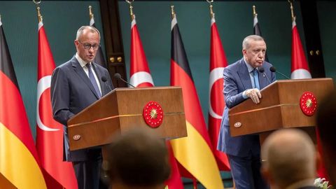 Эрдоган и канцлер Германии вступили в словесную перепалку из-за Израиля и Газы