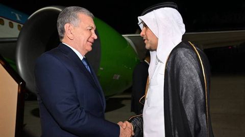 Шавкат Мирзиёев Қатарга етиб борди