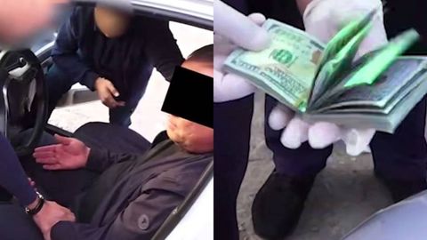 Тошкент вилоятида солиқчи 5 минг доллар пора олганида қўлга тушди