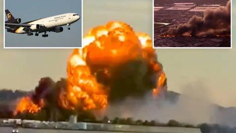 AQSHda yuk samolyoti qulab tushdi, qurbonlar bor (video)