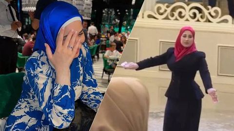 Турмуш ўртоғининг тўйида рақсга тушган чеченистонлик аёл ижтимоий тармоқларда машҳур бўлиб кетди (видео)