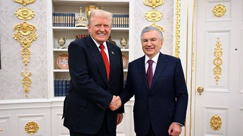 Shavkat Mirziyoyev va Donald Tramp Oq uyda muzokara o‘tkazdi