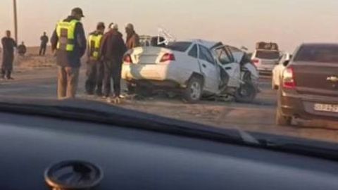 Qashqadaryoda Nexia-2 va Cobalt to‘qnashuvi oqibatida 1 kishi vafot etdi 