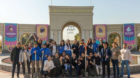 BI Group “Ашхобод” боғида ҳар йили ўтказиладиган BI Green экологик акциясини ўтказди