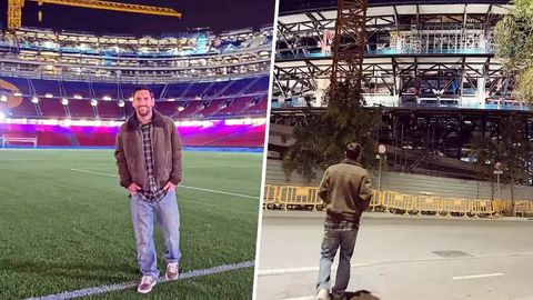 “Мен бир куни бу ерга қайтаман” — Месси яширинча “Барселона” стадионига келди