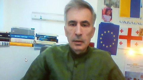 Михаил Саакашвили попросил Зеленского признать его украинским гражданским военнопленным и обменять