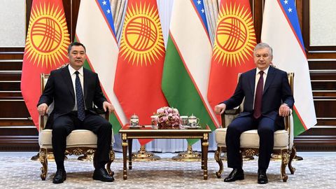 Шавкат Мирзиёев провел встречу с Садыром Жапаровым