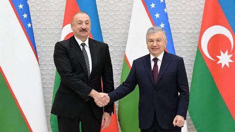 Uzbekistan's president holds bilateral meetings with leaders of Azerbaijan, Kyrgyzstan, Tajikistan, and Turkmenistan