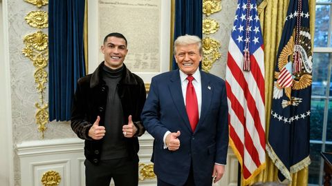 Ronaldu AQSH prezidenti Donald Tramp haqida gapirdi