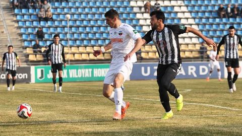 Суперлига. “Сўғдиёна” Жиззахда “Бунёдкор”га имкониятни бой берди