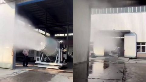  Тошкентда ҳавони намлантирувчи қурилма синовдан ўтказилди (видео)