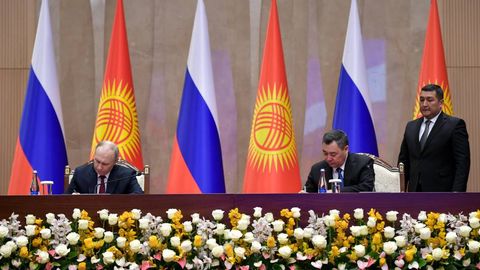 Kyrgyzstan, Russia sign Joint Statement as Japarov and Putin expand cooperation in Bishkek