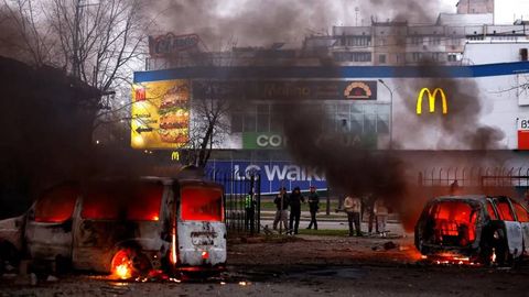 Украинада Россия ҳужуми сабаб 600 минг одам электрсиз қолди (видео)