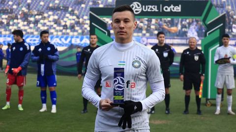 Igor Sergeyev O‘zbekiston Superligasi 2025-yilgi mavsumi to‘purari bo‘ldi