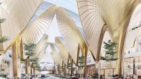 Дубайда ер юзидаги энг катта савдо маркази қурилиши бошланди