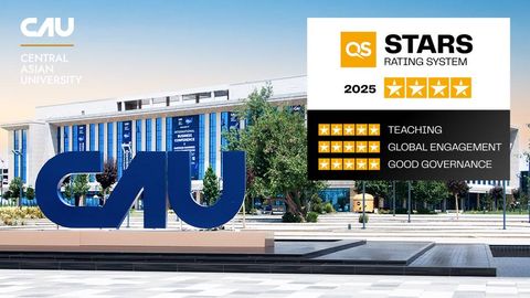 Central Asian University нуфузли QS Stars тизимининг 4 юлдузли халқаро рейтингига сазовор бўлди