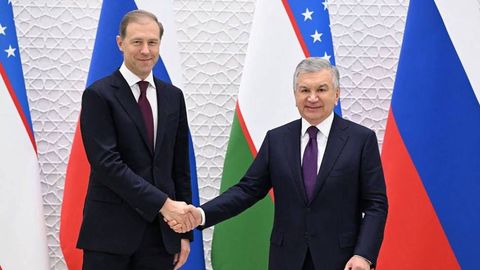 Президент Шавкат Мирзиёев Россия ҳукумати раисининг биринчи ўринбосарини қабул қилди