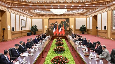 Лидеры Китая и Франции обсудили развитие сотрудничества двух стран